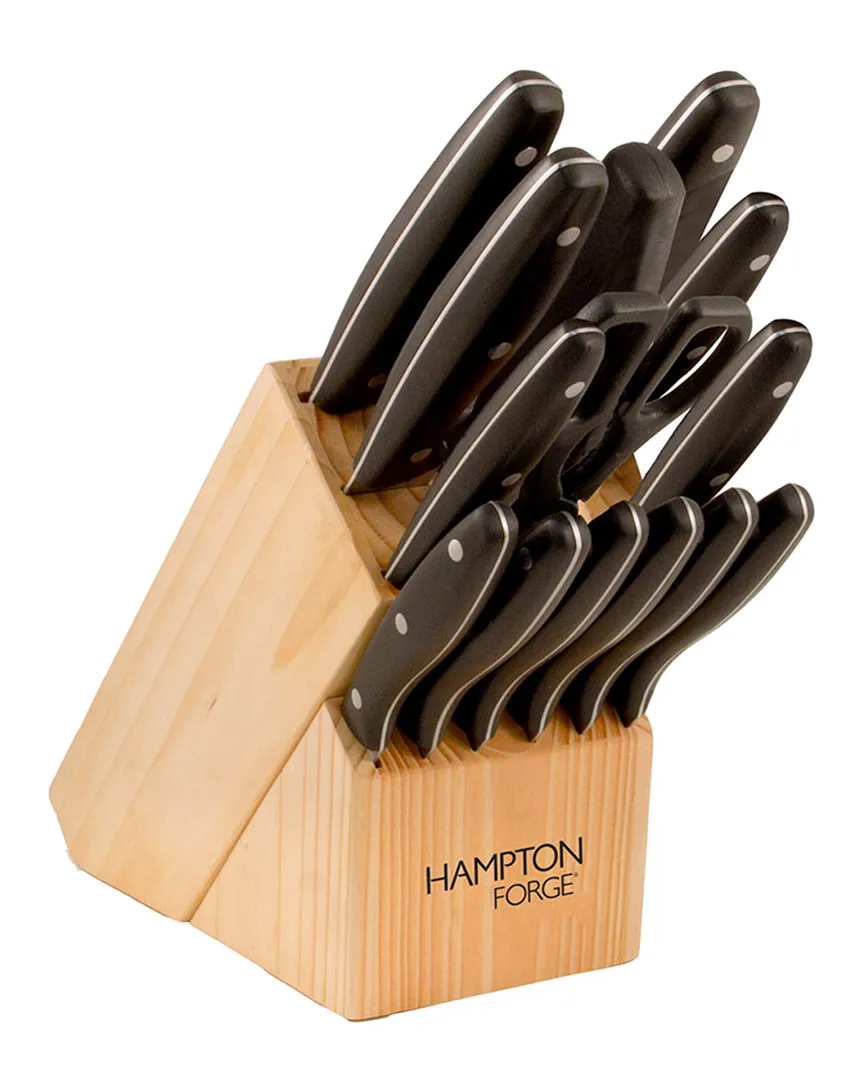 Rochester 15pc Knife Block Set - Black image