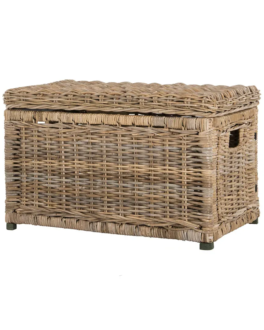 Elijah 30in Wicker Storage Trunk - Natural