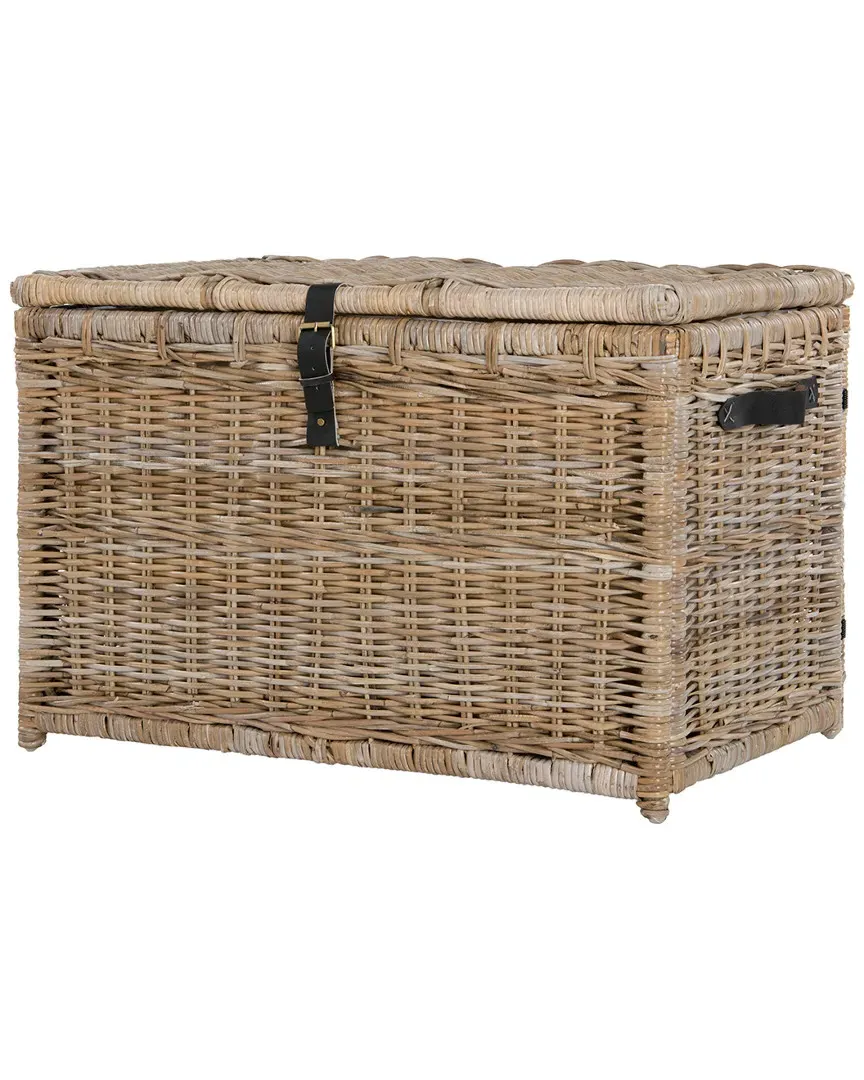 Michael Storage Trunk with Lid - Natural, Wicker