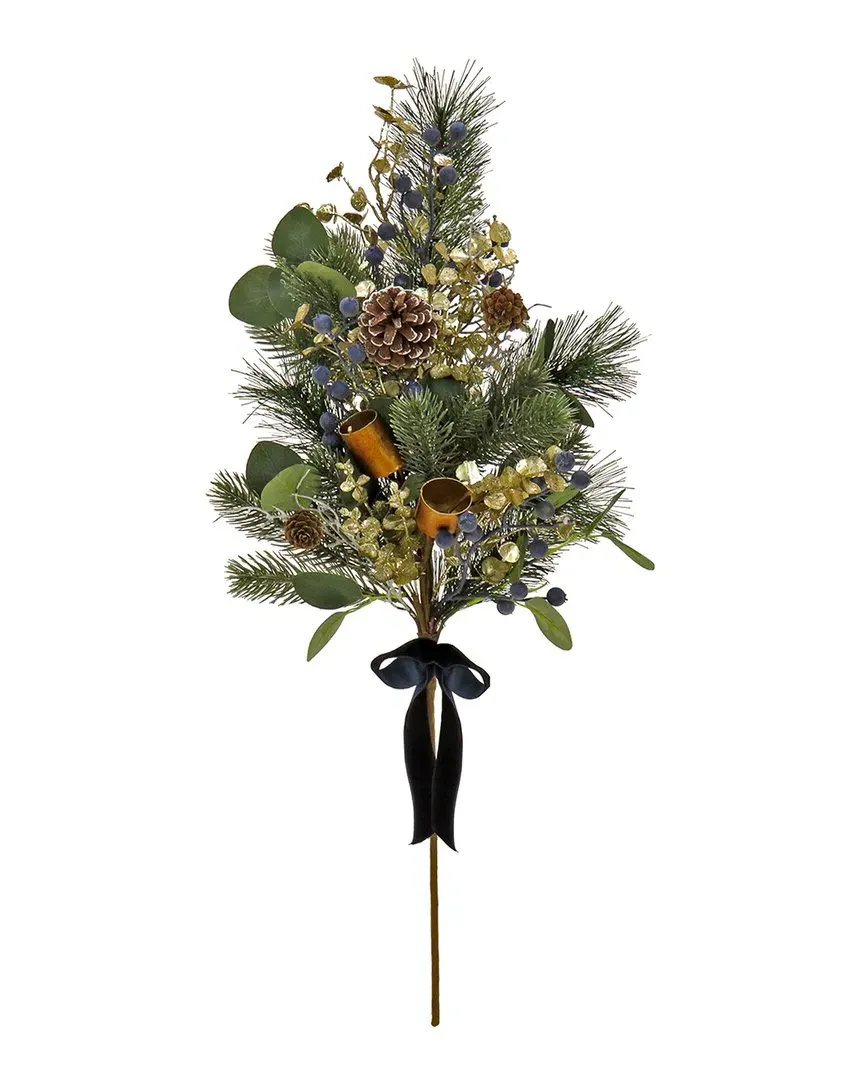 28in Swiss Chic Decorative Sprays - Blue image