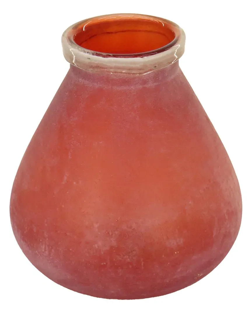 9in Teardrop Vase - Rust, Glass image