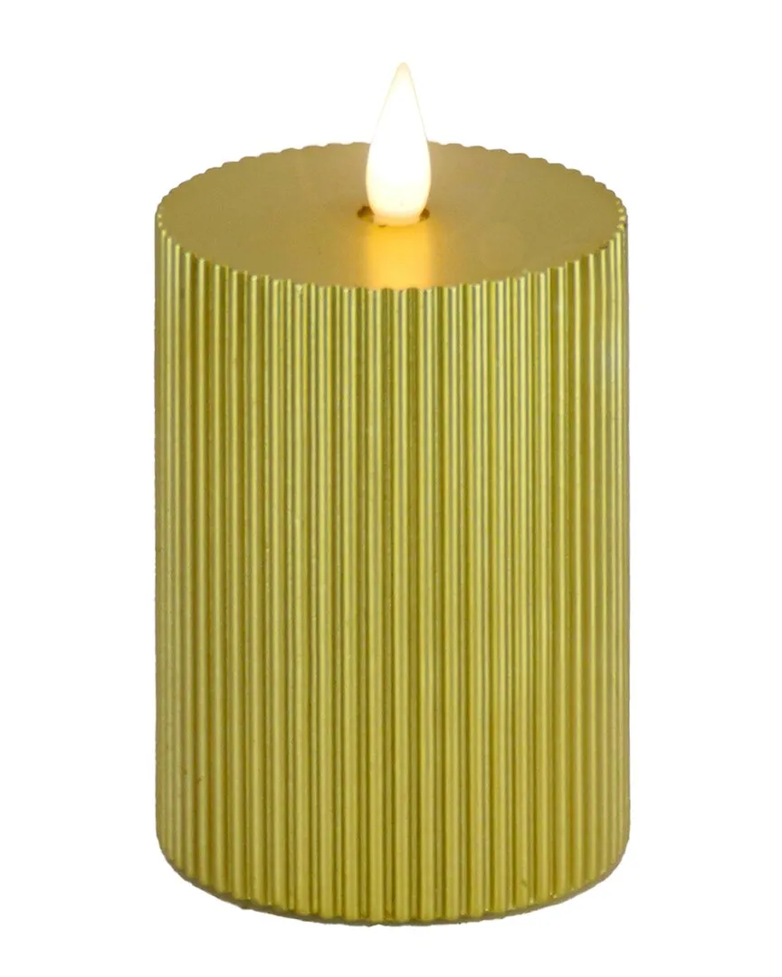 Georgetown 4in Flameless LED Candle - Gold