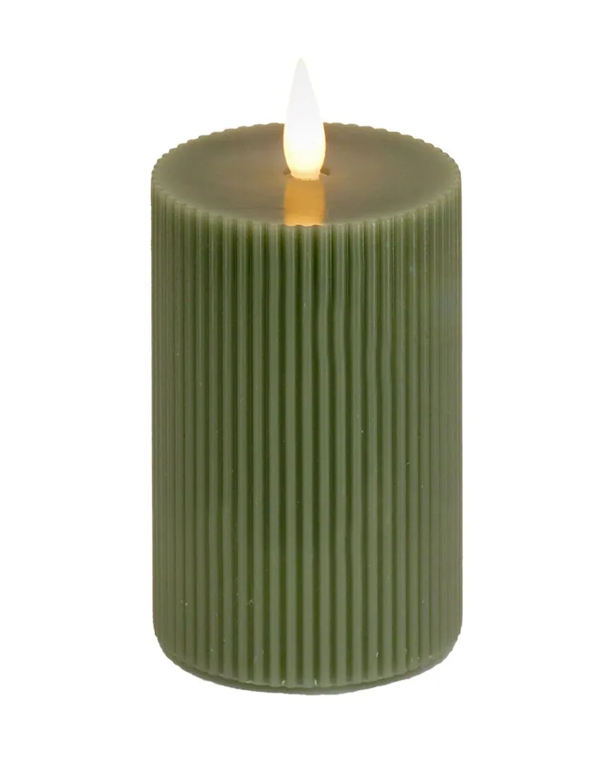 Georgetown 4in Flameless LED Candle - Green