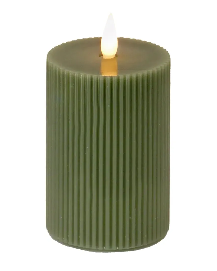 Georgetown 5in Flameless LED Candle - Green