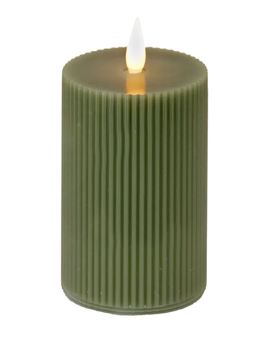 Georgetown Real Motion Flameless LED Candle - Green