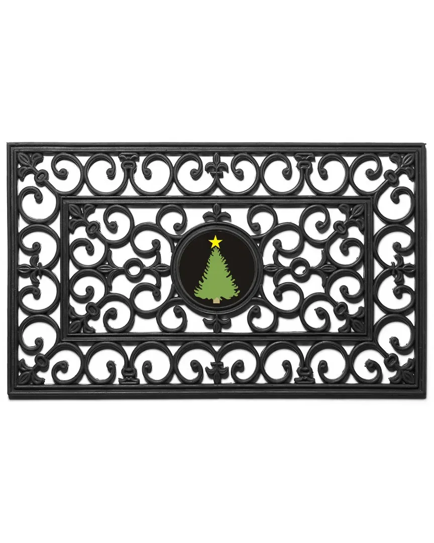 Christmas Tree Doormat - Beige image