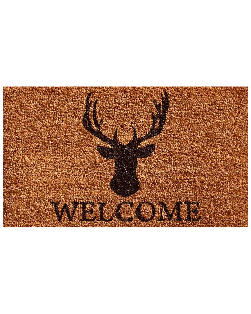 Deer Welcome Doormat - Natural
