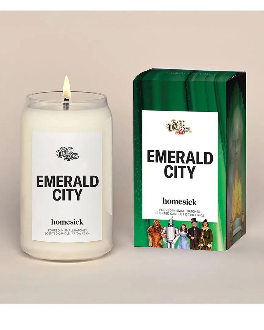Emerald City Scented Candle - White, Soy Wax image