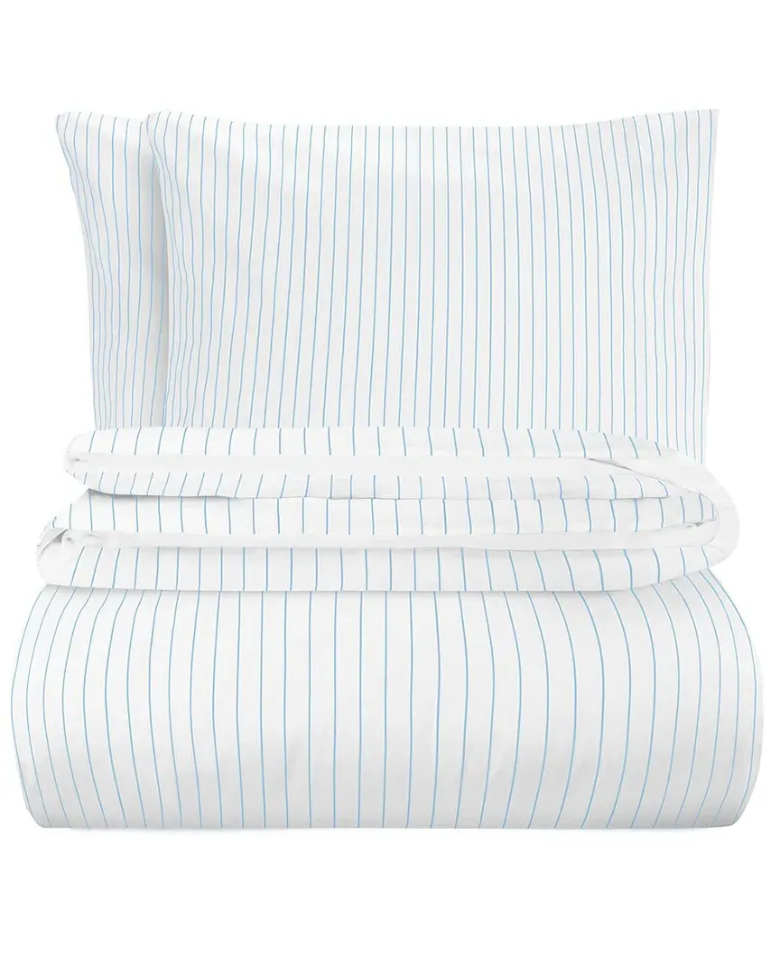 Cannes 500TC Cotton Sateen Duvet Set - Blue image