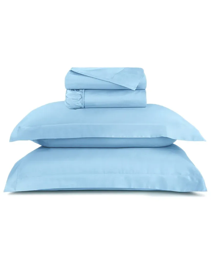Vendee 500TC Cotton Sateen Sheet Set - Blue