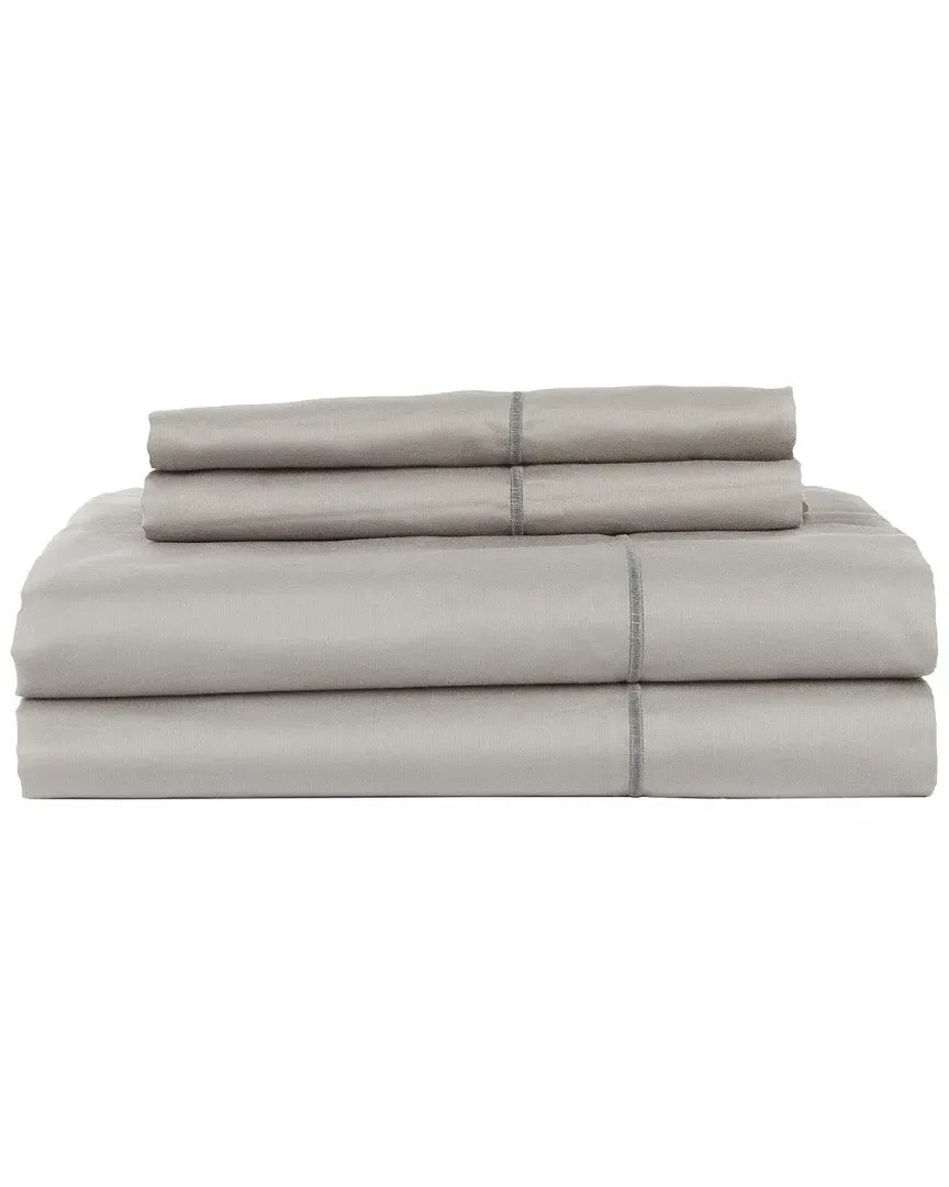 500 Thread Count Sateen 4pc Sheet Set - Grey image