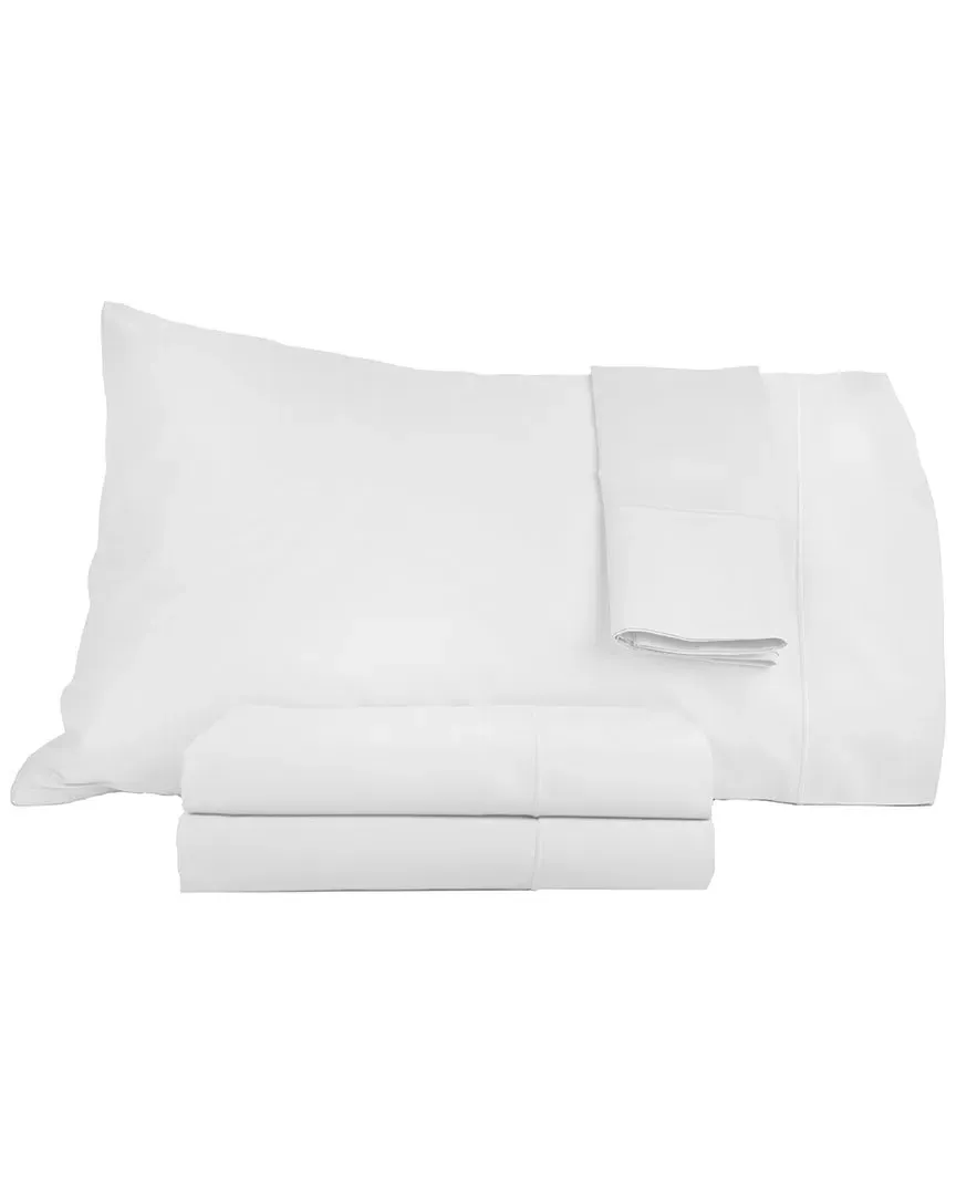 700 Thread Count Queen Size Sateen Sheet Set - White, Cotton