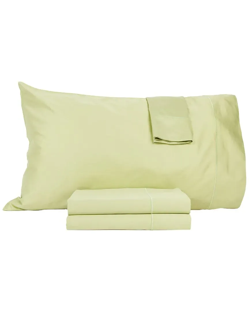 700TC Queen Sheet Set - Blue, Cotton