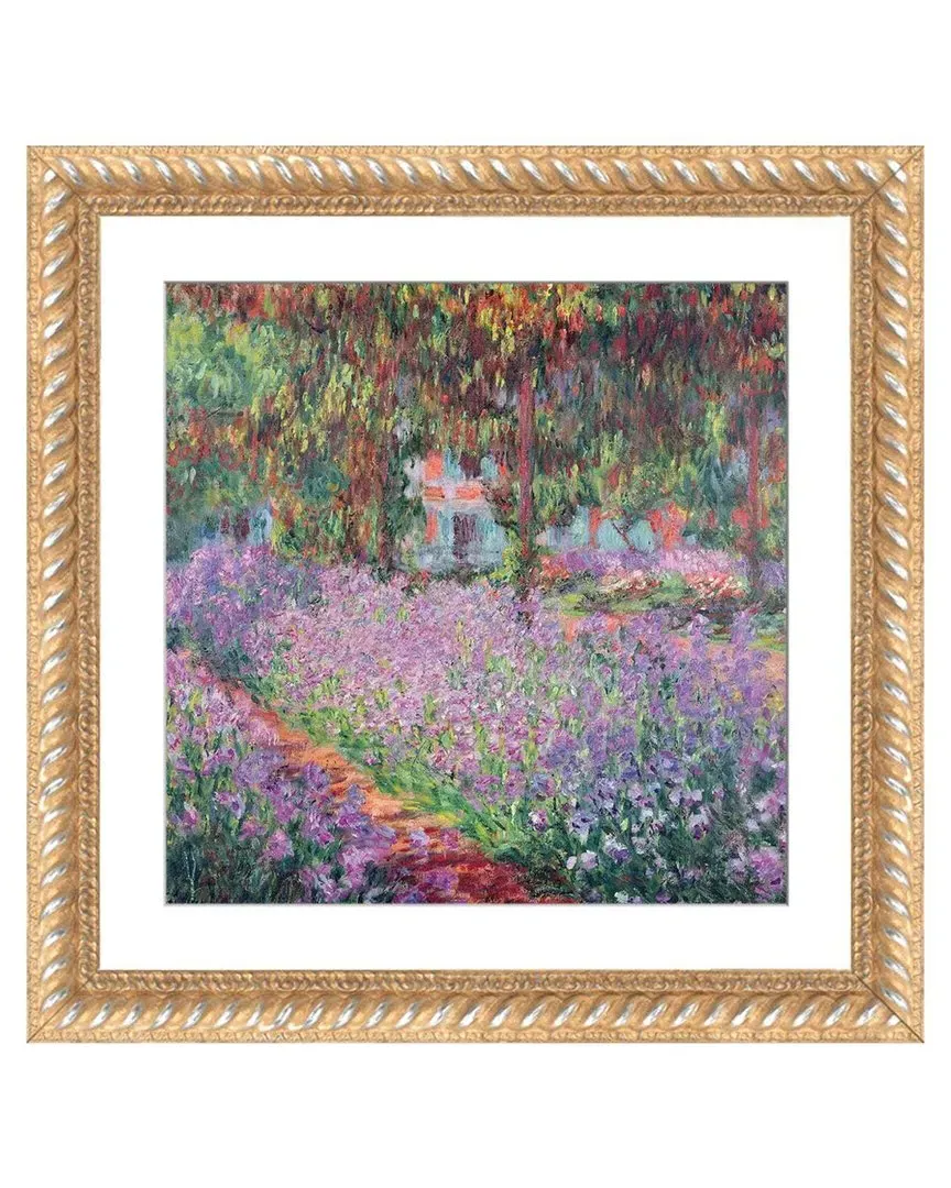 Artist's Garden Giverny Monet Wall Art - Indonesian Hardwood image