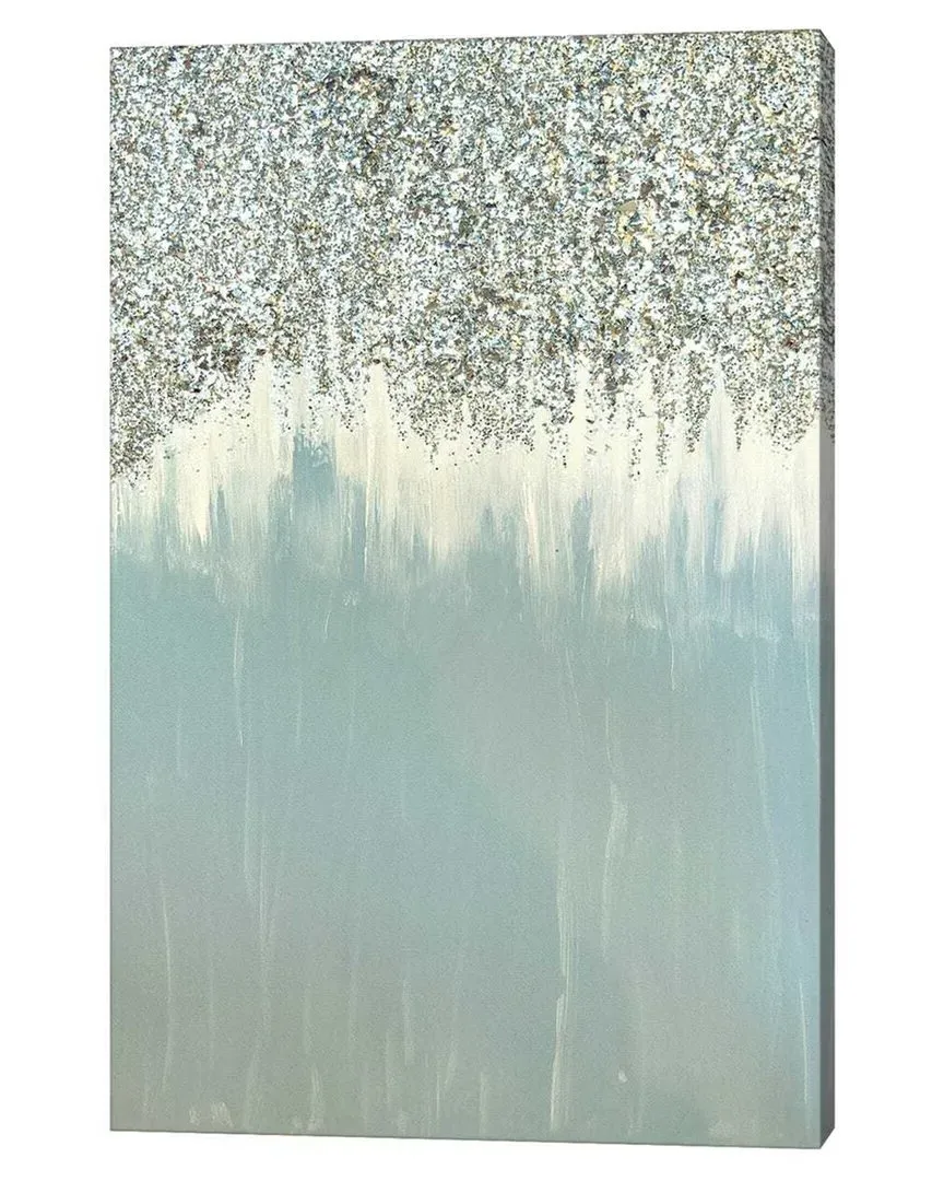 Blue And Silver Shimmer Wall Art by Amber Lamoreaux image