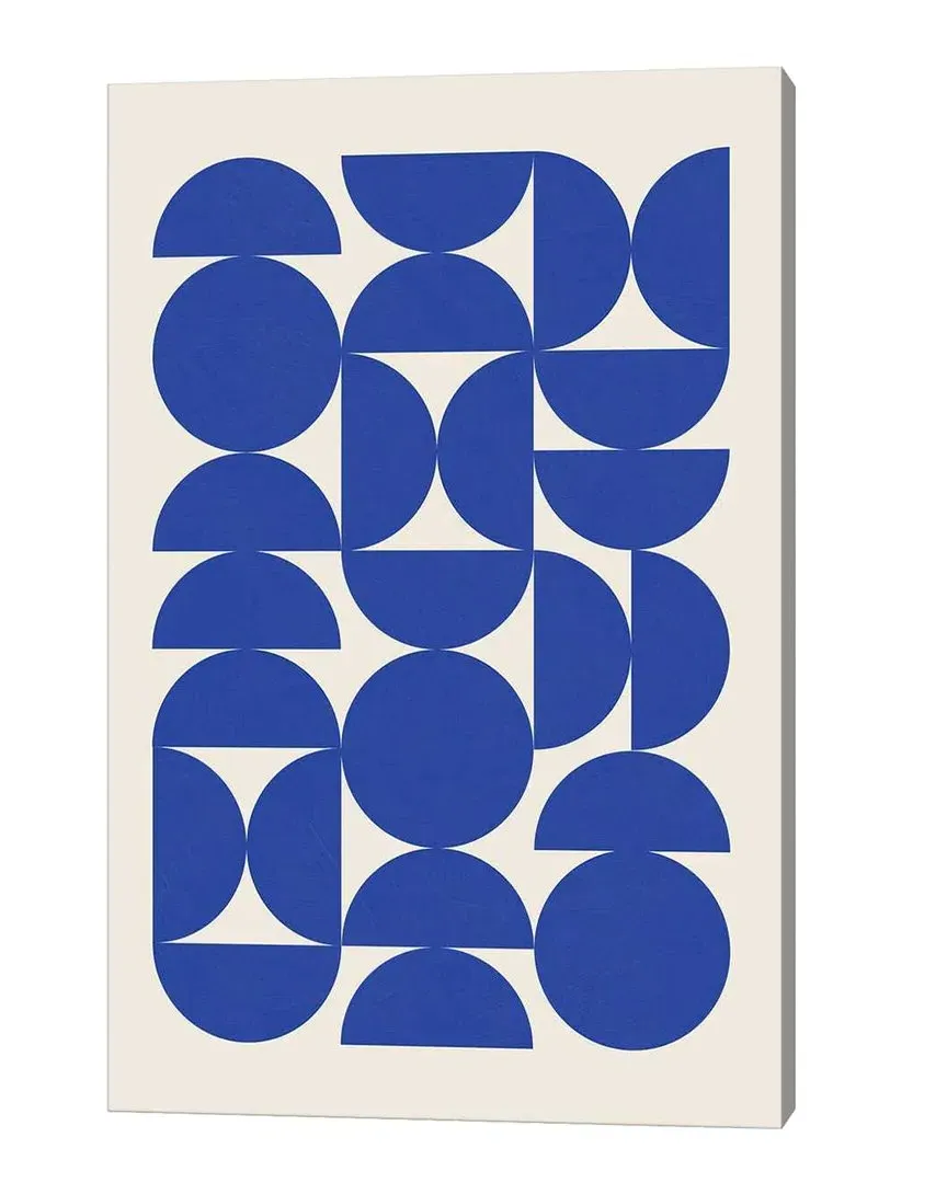 Blue Matisse Semicircles by EmcDesignLab Wall Art image