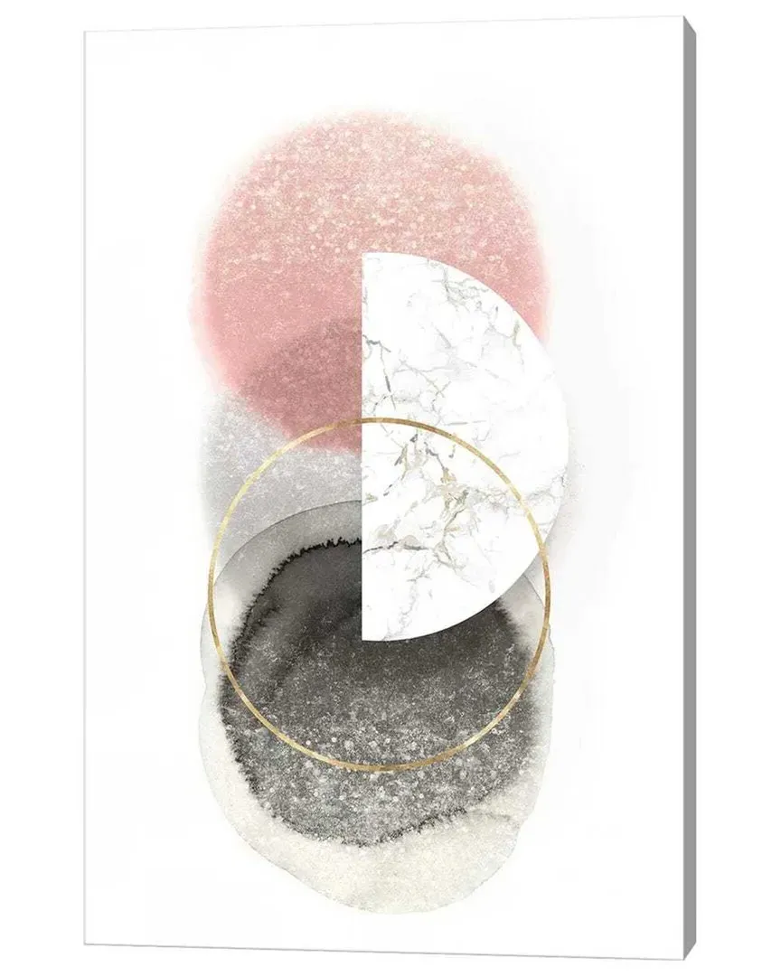 Blushing Geo III Canvas Wall Art by Isabelle Z image