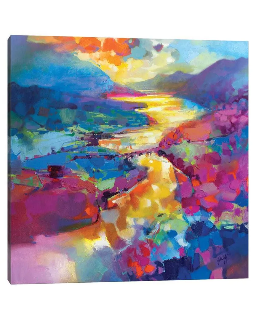 Bridging Loch Leven by Scott Naismith Canvas Wall Art