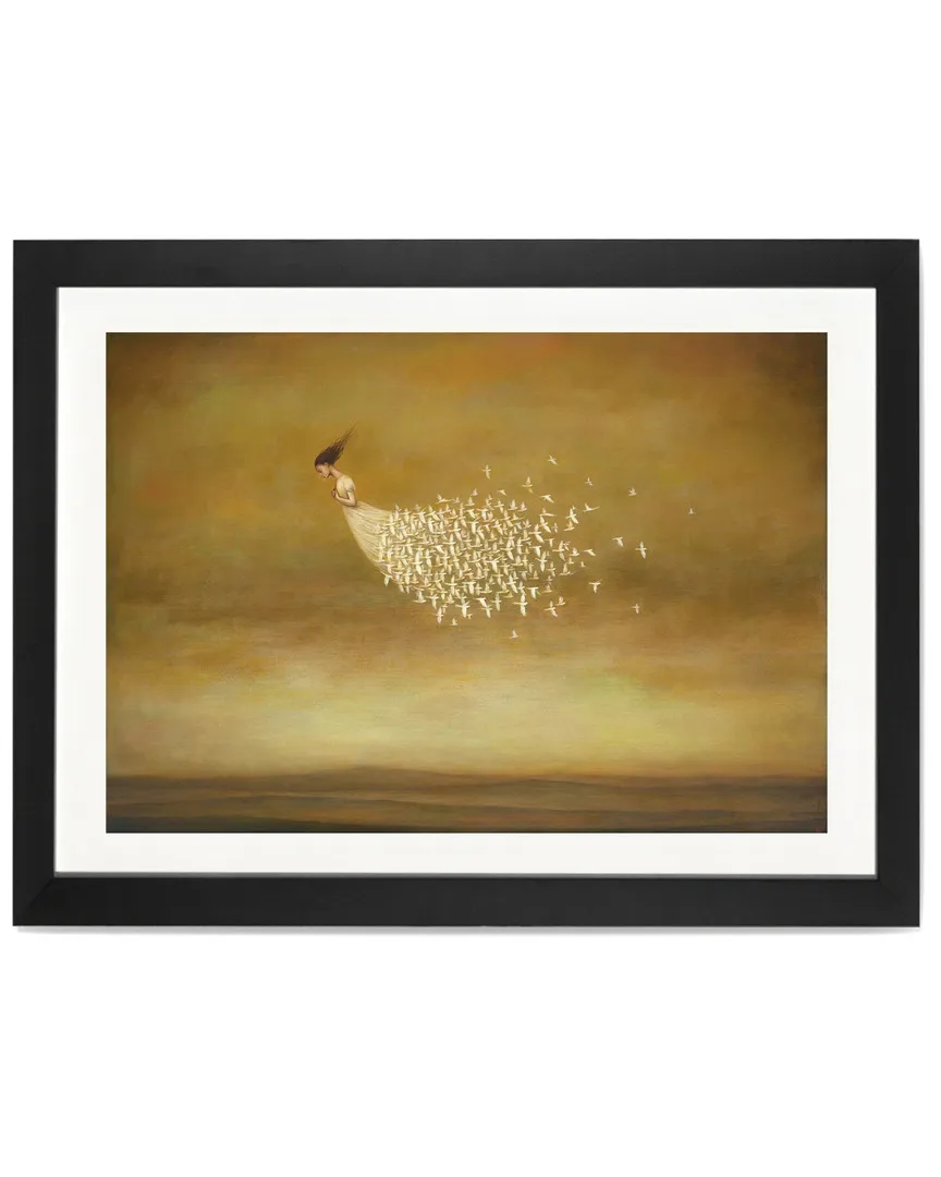 Freeform by Duy Huynh Framed Fine Art Paper Print - Black