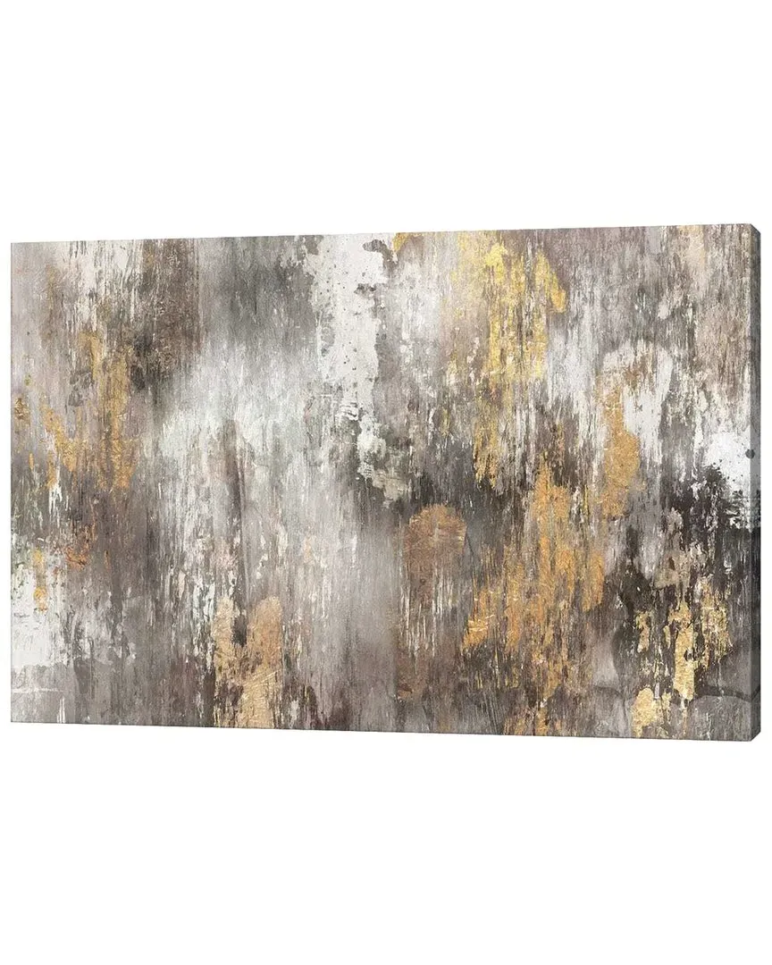 Gold Ikat by PI Galerie Canvas Wall Art - Gallery Wrapped image