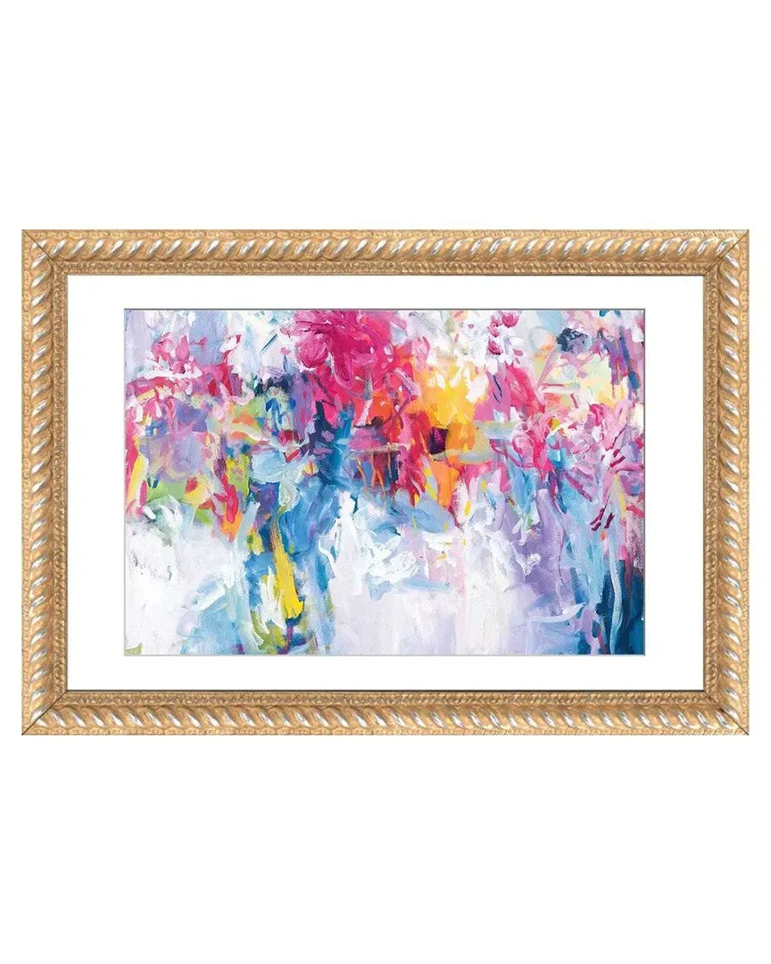 Lavender Flowers in My Hand by Amira Rahim Wall Art - Hardwood