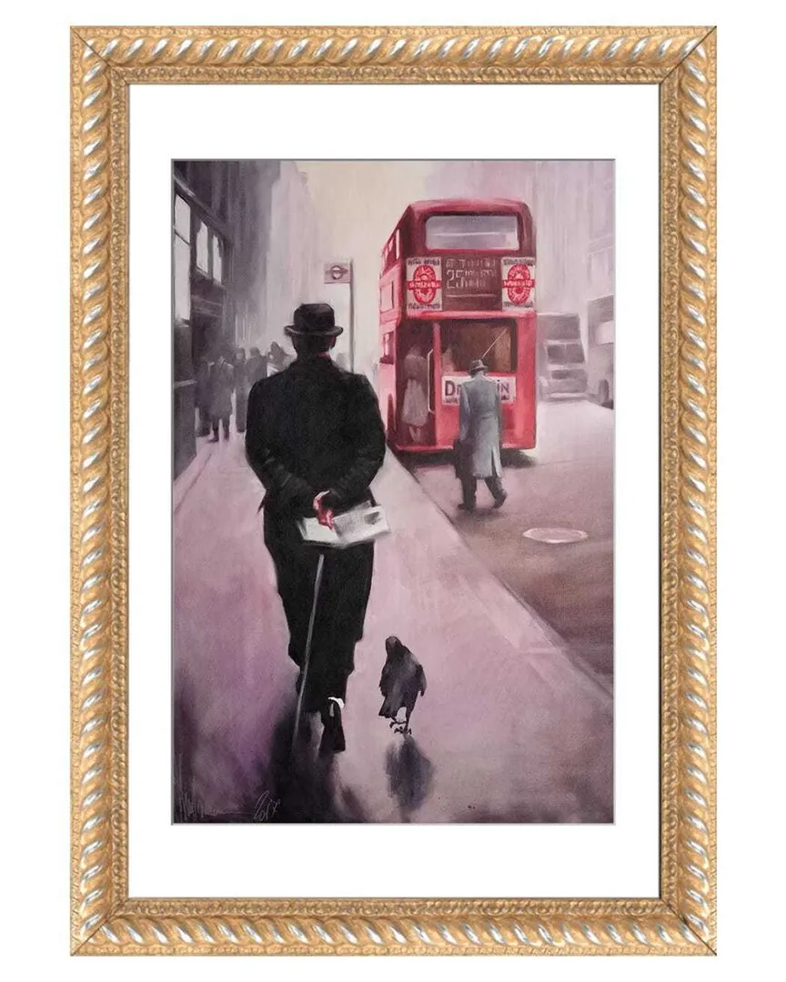 London Walking by Igor Shulman Wall Art - Indonesian Hardwood image