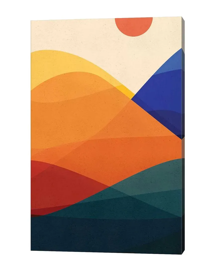 Meditative Mountains Wall Art - Gallery Wrapped Canvas image