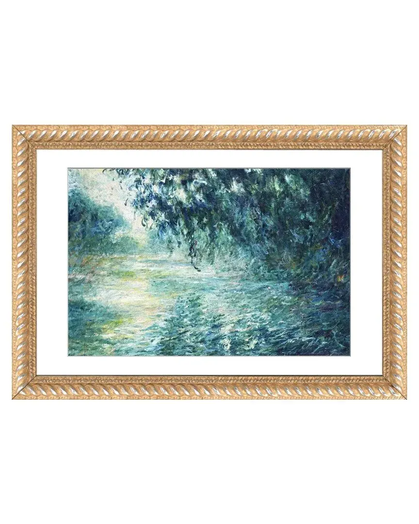 Morning on the Seine near Giverny by Claude Monet Wall Art image