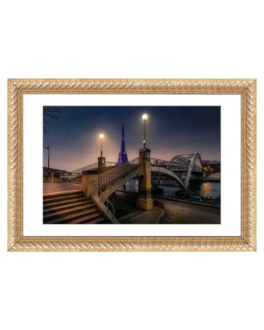 Passerelle Debilly Wall Art - Indonesian Hardwood Frame image