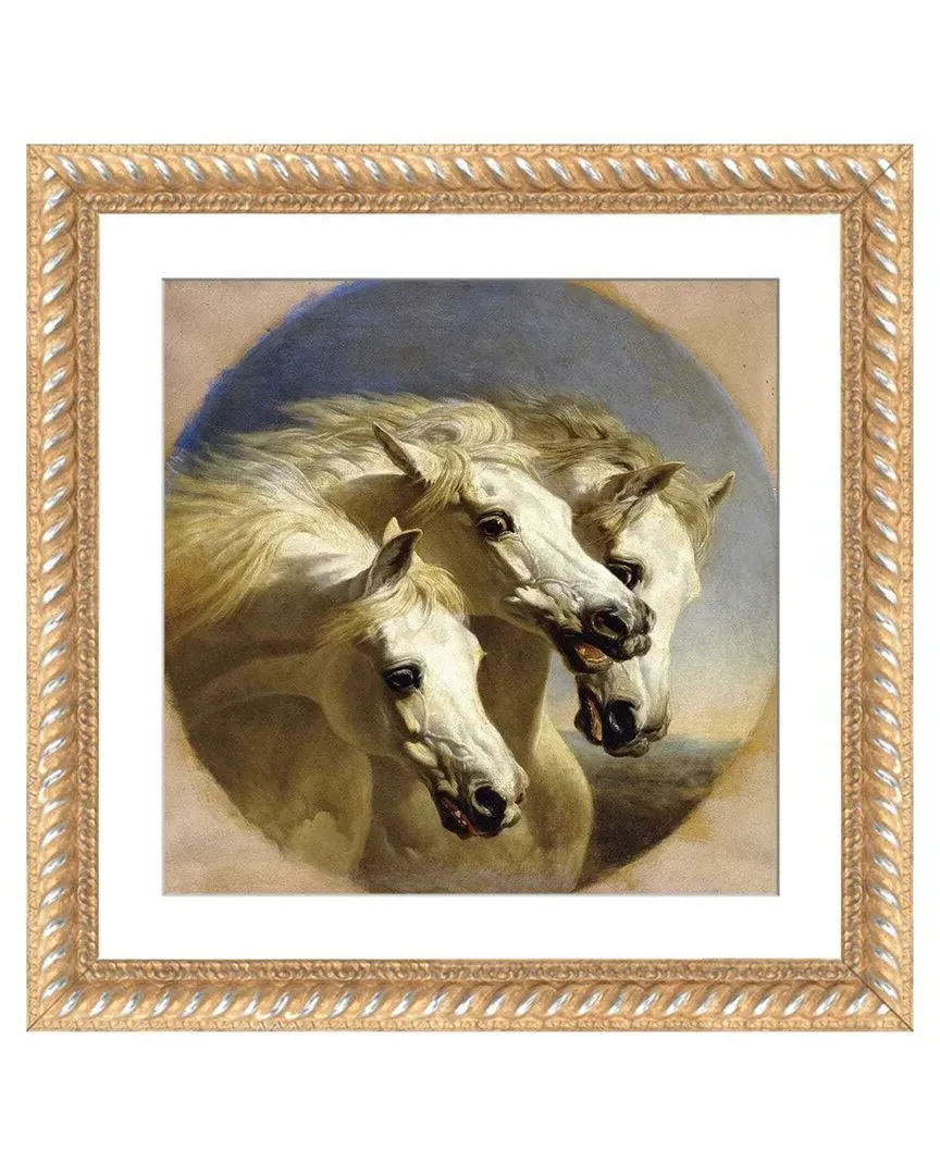 Pharaoh's Horses 1848 Framed Wall Art - Indonesian Hardwood image