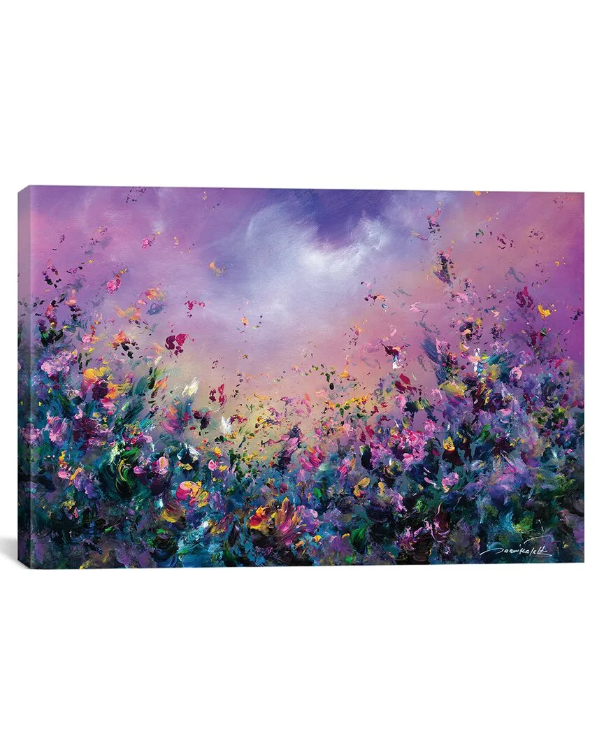 Rainbow Meadow by Jaanika Talts Wall Art - Canvas
