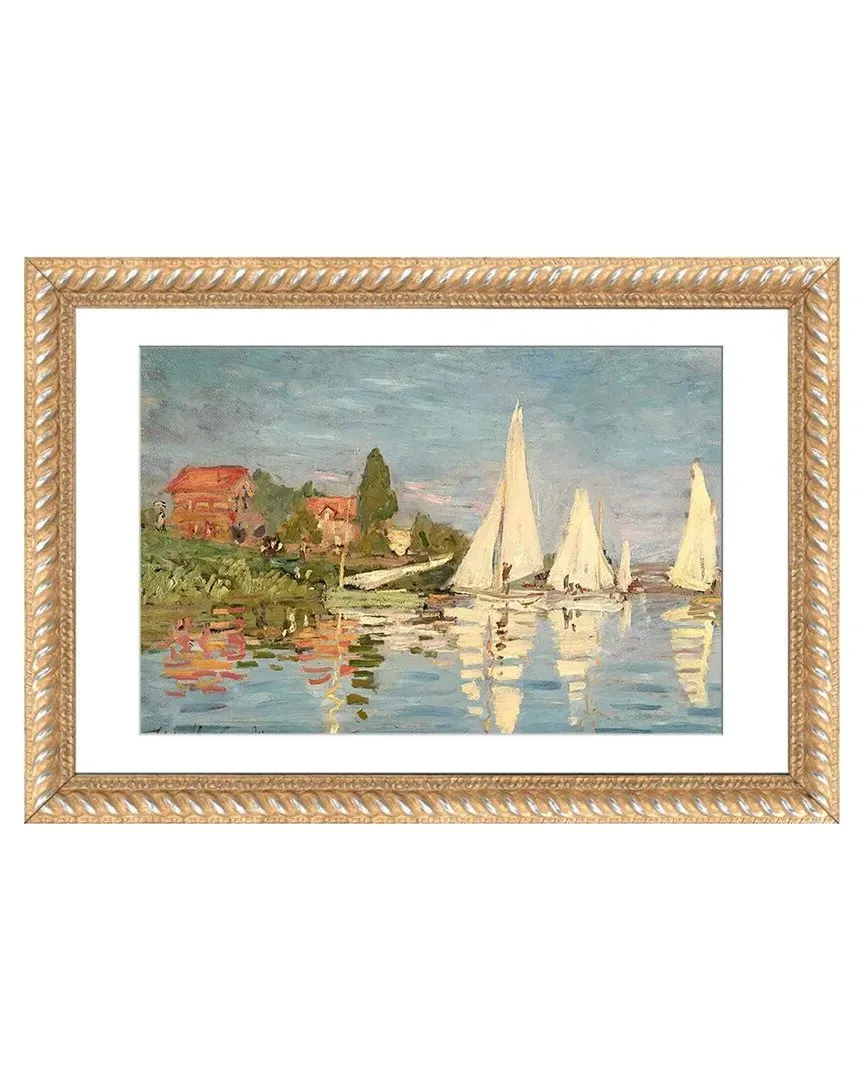 Regatta at Argenteuil Wall Art - Indonesian Hardwood image