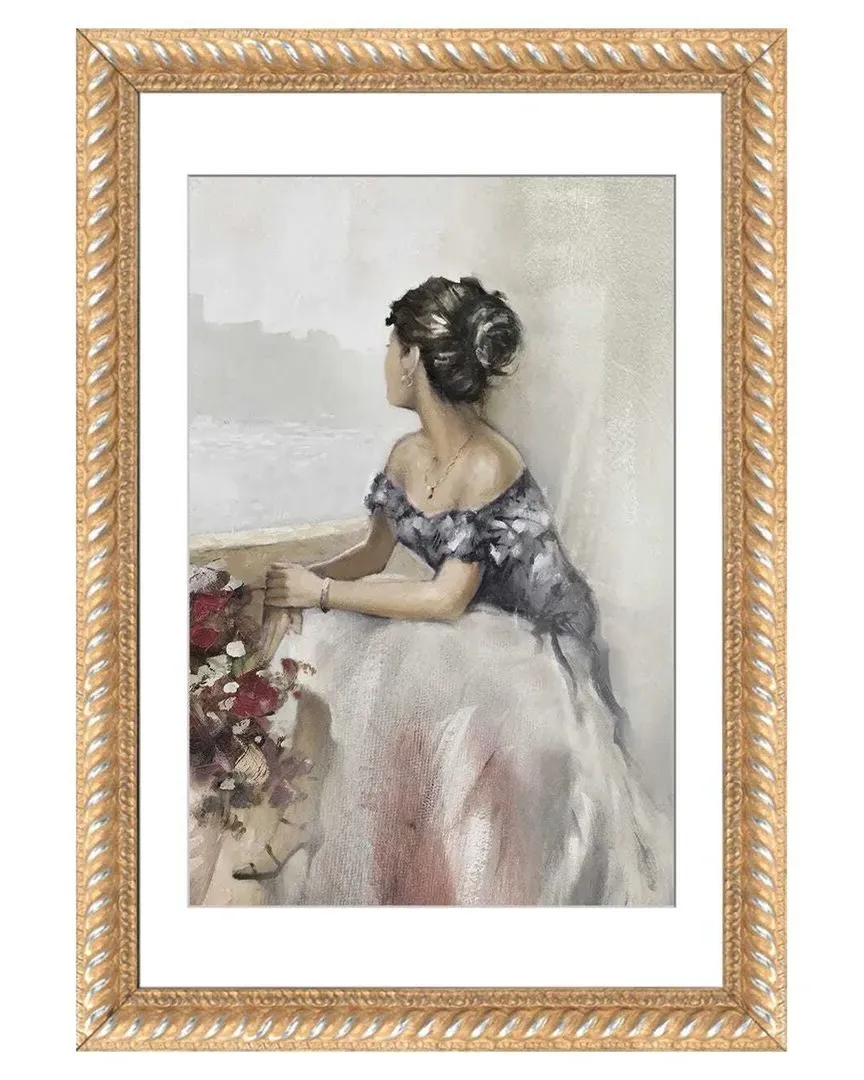 Romantic Soft Window Wall Art by E. Anthony Orme - Indonesian Hardwood image