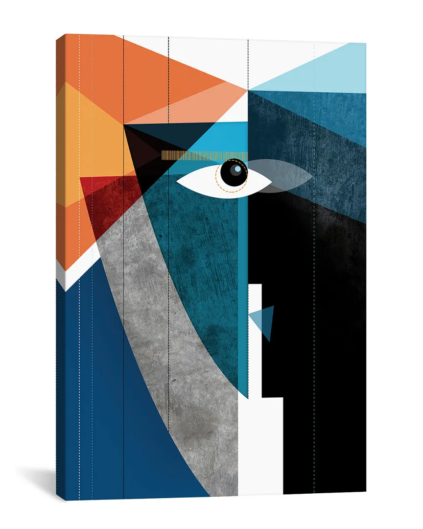 The Kiss Canvas Wall Art by Soul Curry Art & Illustrations