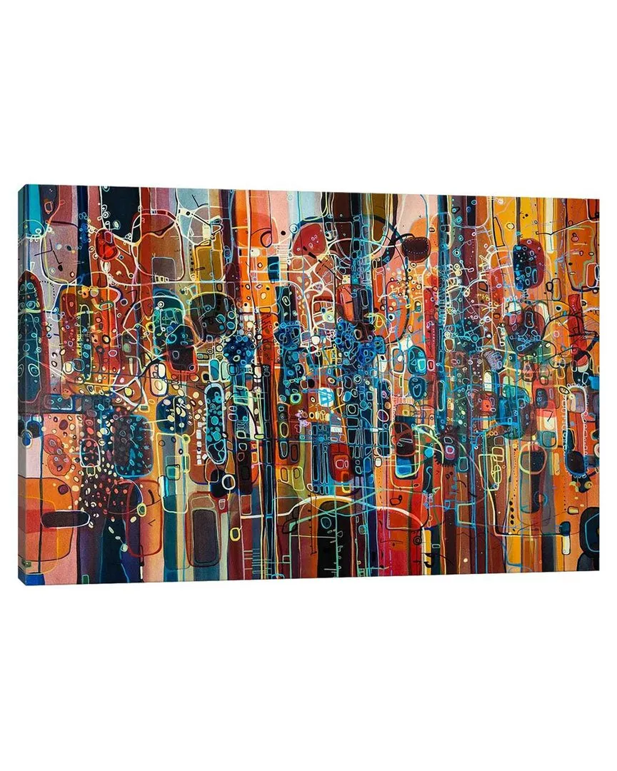 Wild Red by Rebecca Moy Wall Art Canvas Print image