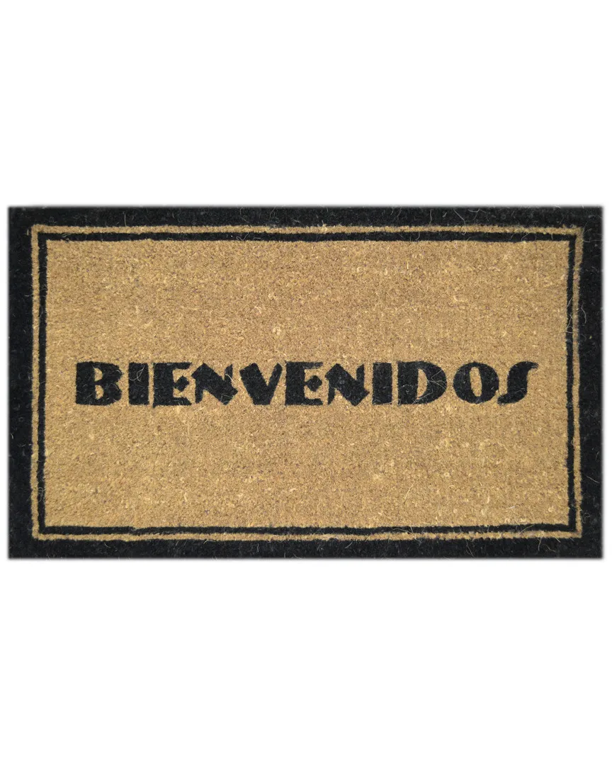 Bienvenidos Doormat - Brown Black, Coir image