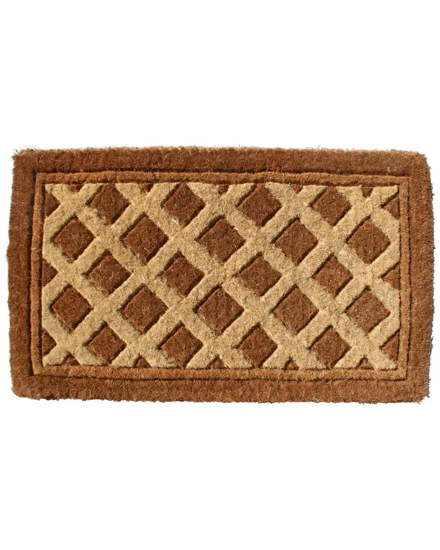Diamonds Doormat - Brown, Coir image