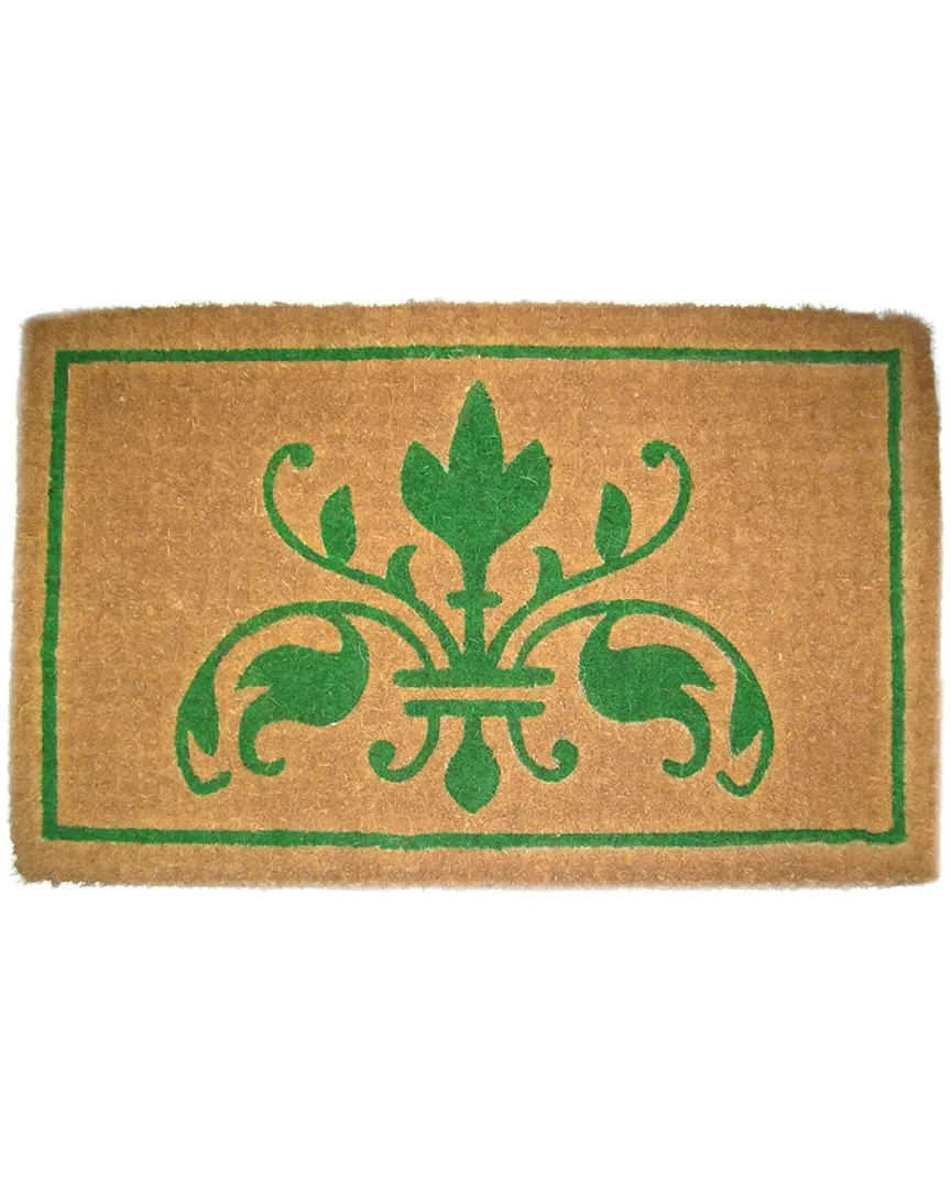 Green Insignia Handmade Doormat - Multicolor, Coir image