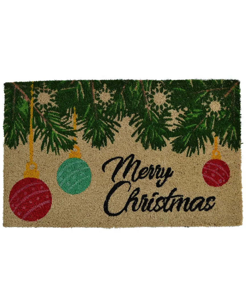 Merry Christmas Doormat - Multicolor, Coir image