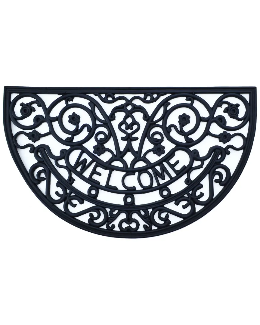 Rosemary Welcome Doormat - Black, Rubber