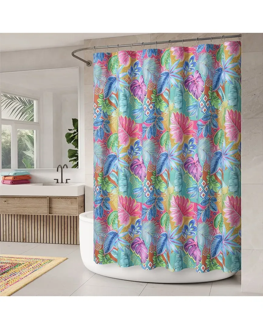 Hanalei Shower Curtain - Turquoise, Polyester image