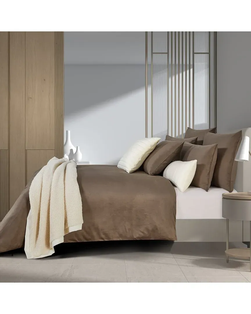 Valencia Duvet Set - Mocha, Polyester