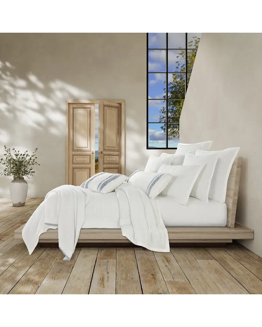 Brentwood Duvet Cover - White, Cotton Linen image