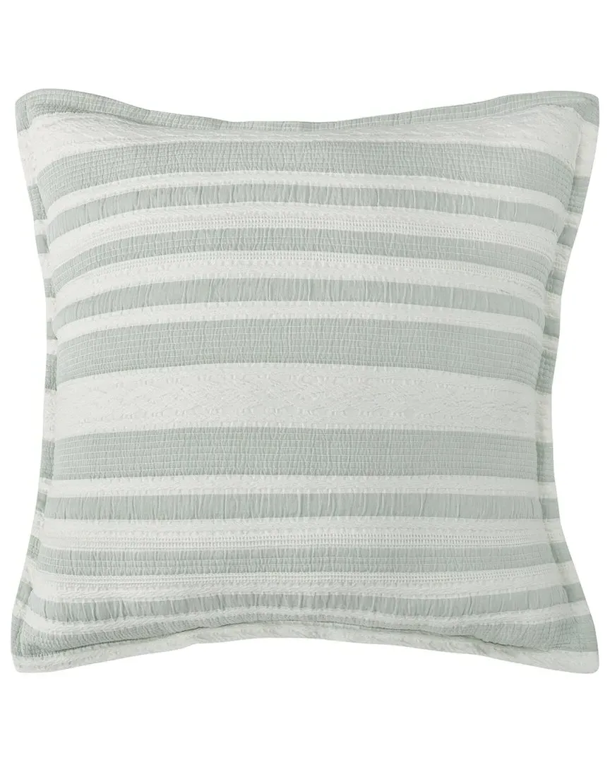 Cyprus Euro Pillow Sham - Aqua, Cotton image