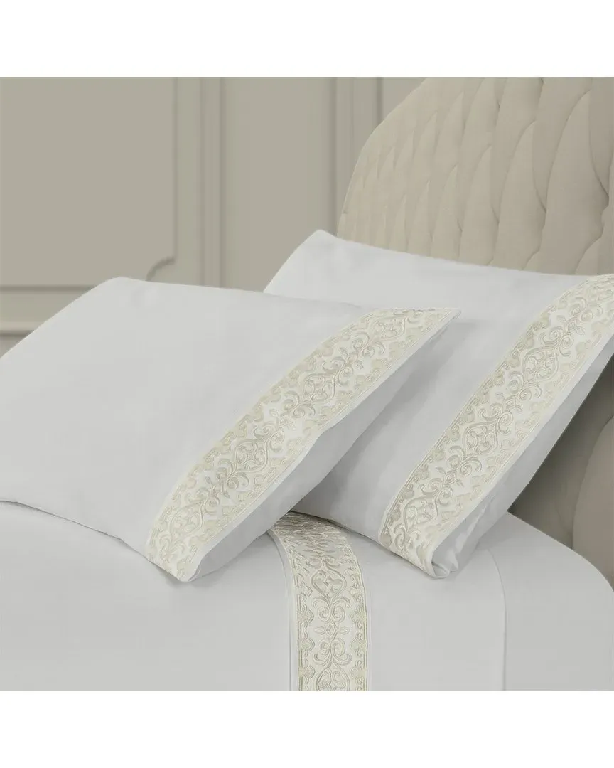 300 Thread Count Majestic Pillowcase Set - Ivory, Cotton image