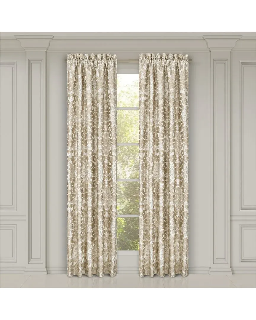 Amaretto Window Panel Pair - Gold, Polyester