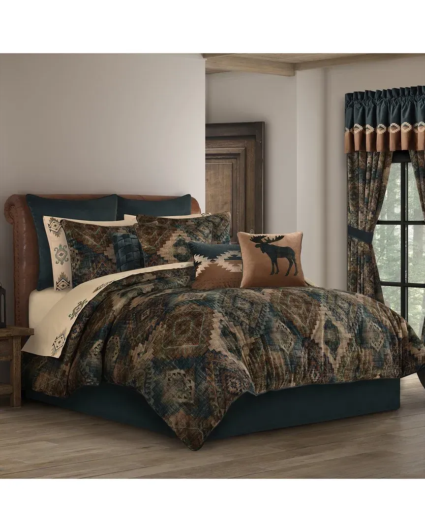 Baja Comforter Set - Teal, Polyester image