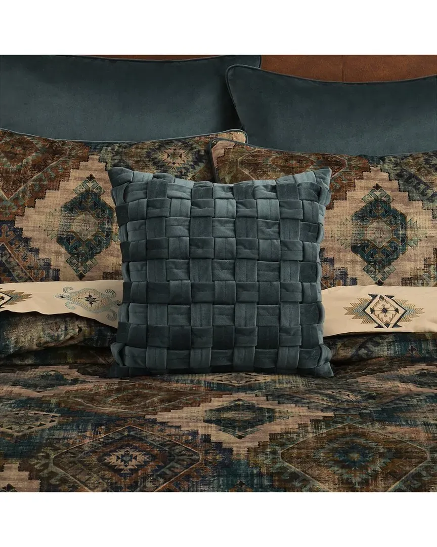 Baja Decorative Throw Pillow - Teal, Polyester