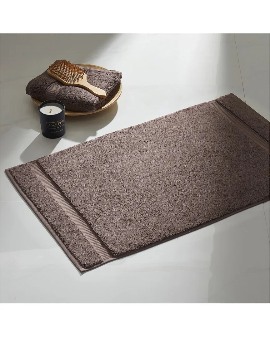 Belmore Bath Mat - Aubergine, Cotton