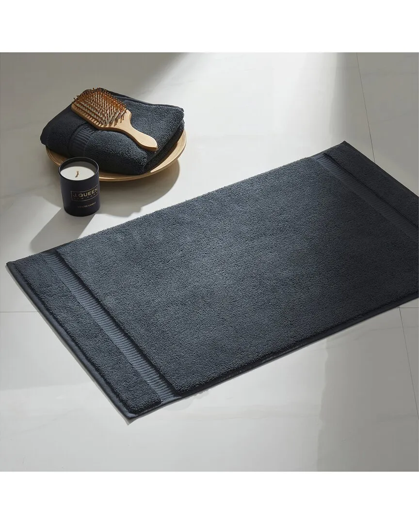 Belmore Bath Mat - Denim, Cotton